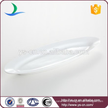 New design restaurant ceramic long fish plate wholesale